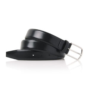 BELT BLACK COLLEGE LEATHER (120 cm)