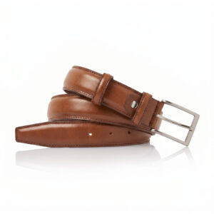 BELT BRANDY CALF LEATHER (120 cm)