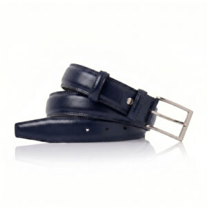 BELT DARK BLUE CALF LEATHER (120 cm)