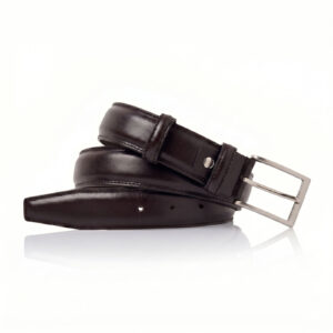 BELT DARK BROWN CALF LEATHER (120 cm)